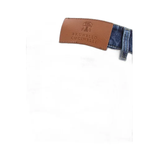 Crease-Effect Straight-Leg Jeans