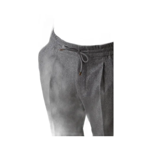 Pleated Drawstring Trousers