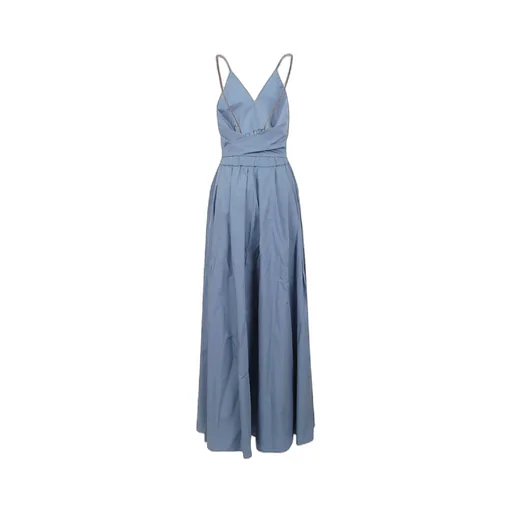 V-Neck Sleeveless Dress