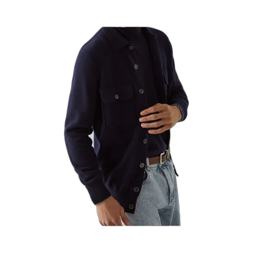 Patch Pocket Knitted Cardigan