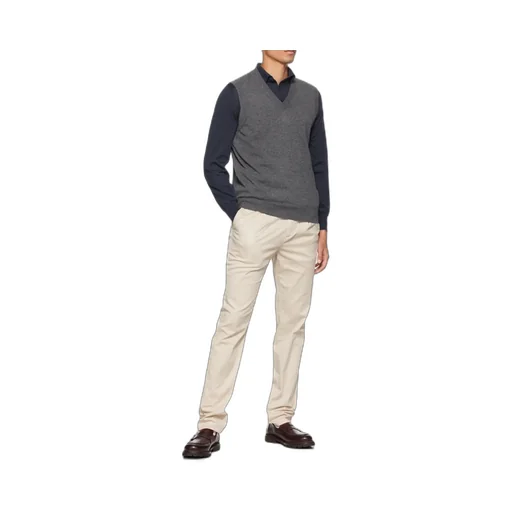 Long-Sleeved Knitted Polo Shirt