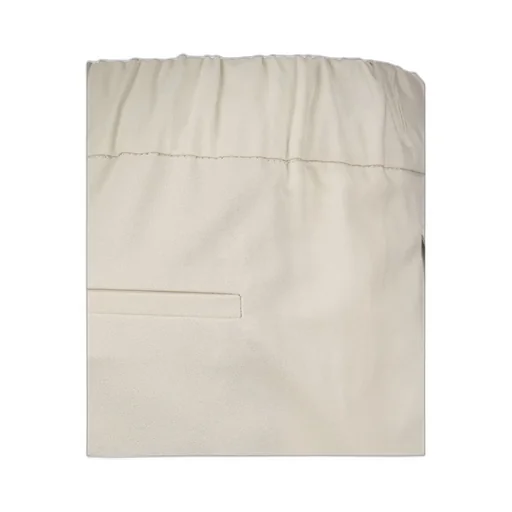 Cropped Pleated Trousers