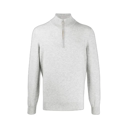 Zip-Up Cashmere Jumper