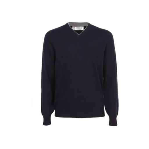 V-Neck Knitted Jumper
