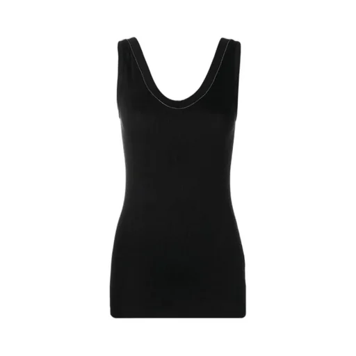 Embellished Trim Tank Top