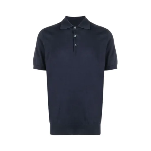 Short Sleeved Buttoned Polo Shirt