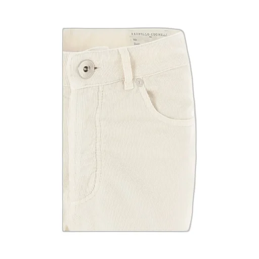Logo Patch Corduroy Pants