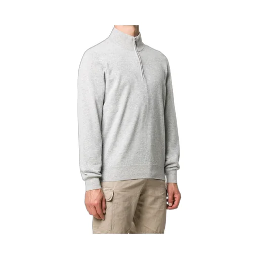 Zip-Up Cashmere Jumper