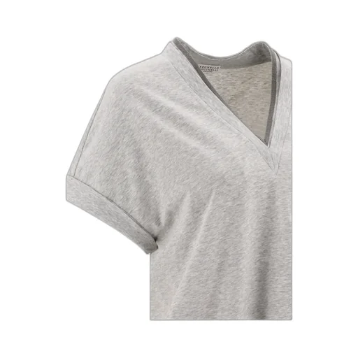 Embellished V-Neck T-Shirt