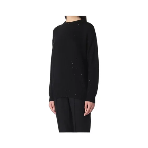 Sequined Drop-Shoulder Jumper