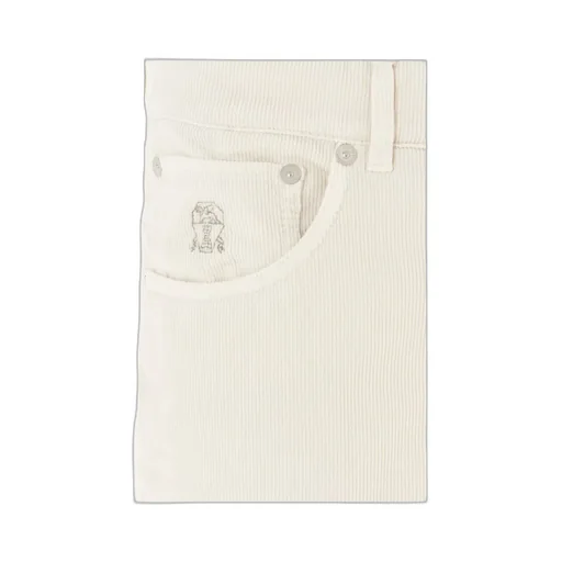 Logo Patch Corduroy Pants