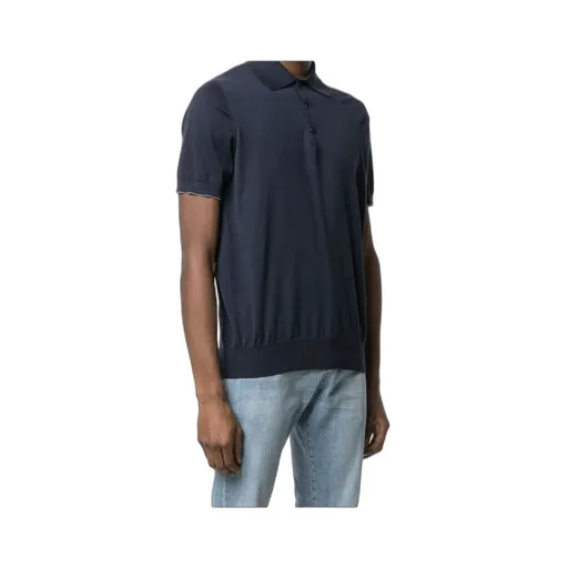 Short Sleeved Buttoned Polo Shirt