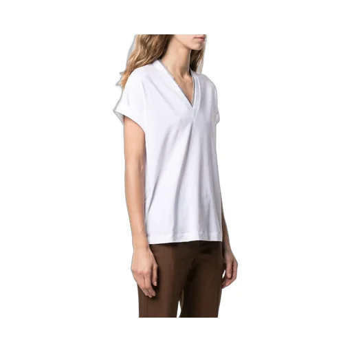 Embellished V-Neck T-Shirt