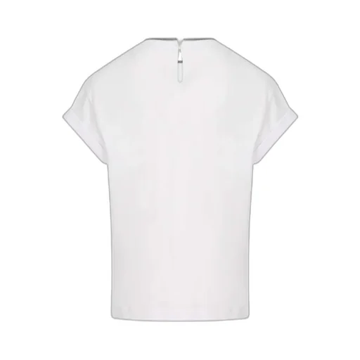 Chain-Trim Crewneck T-Shirt