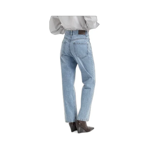 Straight-Leg Denim Jeans