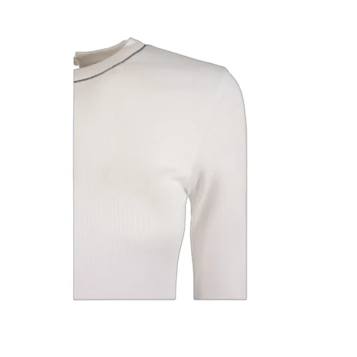 Chain-Linked Crewneck Top