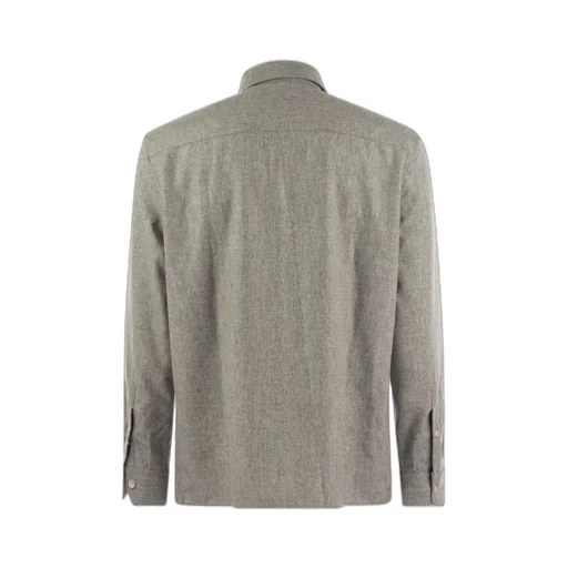 Flap Pocket Long-Sleeved Shirt