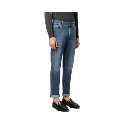 Mid-Rise Straight-Leg Jeans