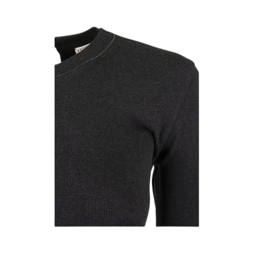 Embellished Crewneck Top