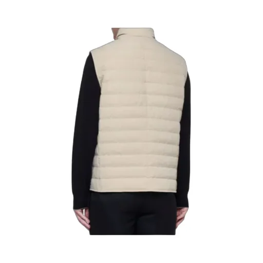 High-Neck Quilted Gilet