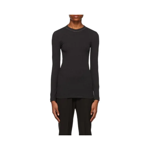 Embellished Crewneck Top