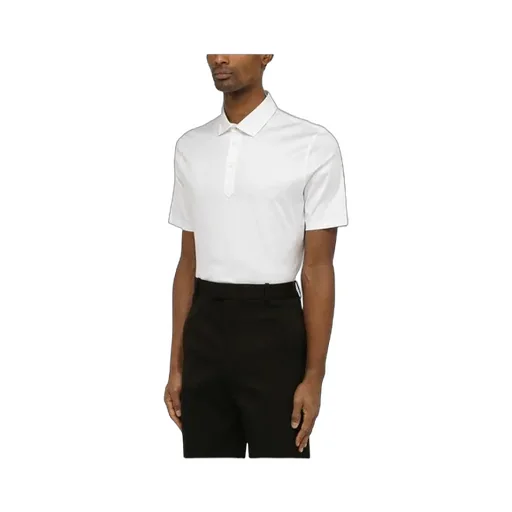 Shirt-Style Collar Jersey Polo Shirt