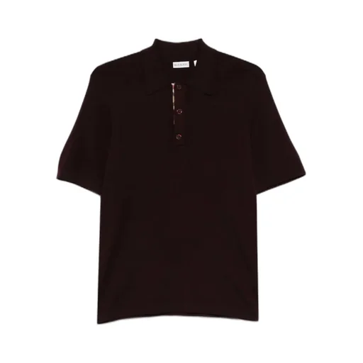 Short-Sleeve Buttoned Polo Shirt