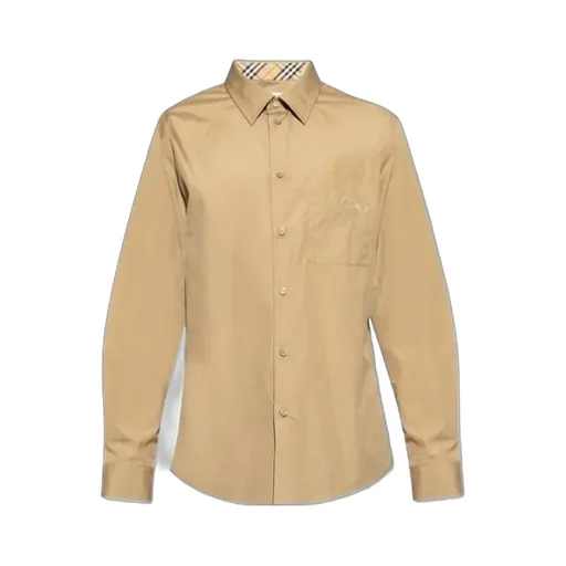 Logo Embroidered Long Sleeved Shirt