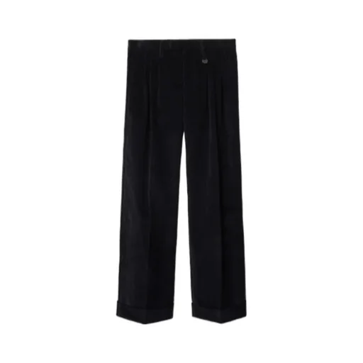 Straight-Leg Corduroy Trousers