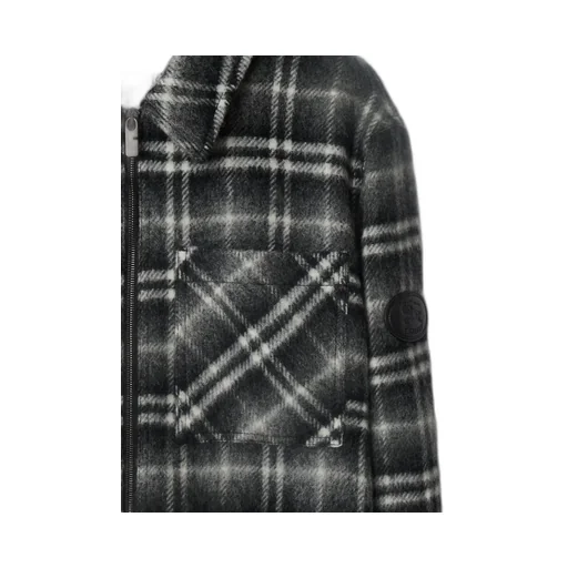 Check Wool Overshirt