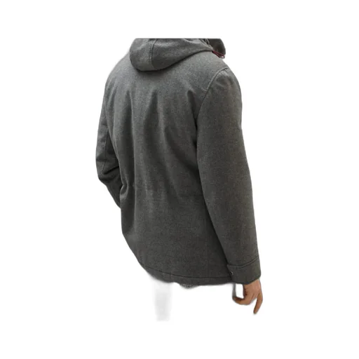 Long-Sleeved Hooded Coat
