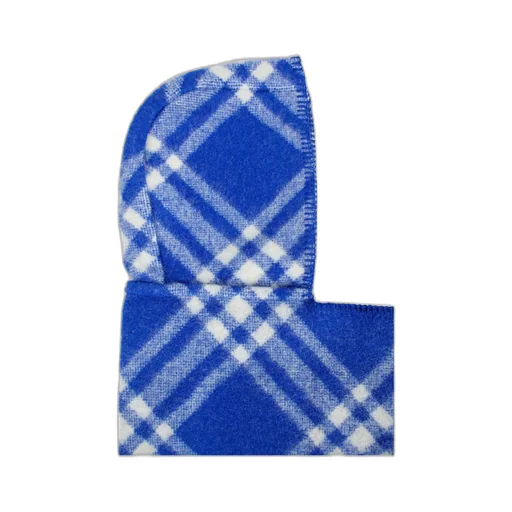 Check Hooded Scarf