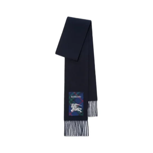 Check Label Cashmere Scarf