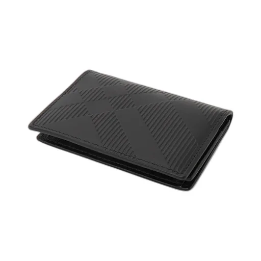 Check Pattern Bi-Fold Wallet