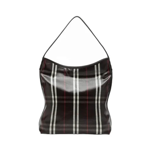 Ekd Patch Checked Shoulder Bag