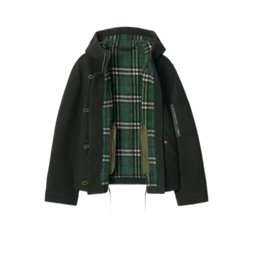 Hooded Drawstring Jacket
