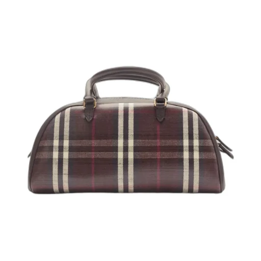 Highlands Checked Medium Bowling Tote Bag
