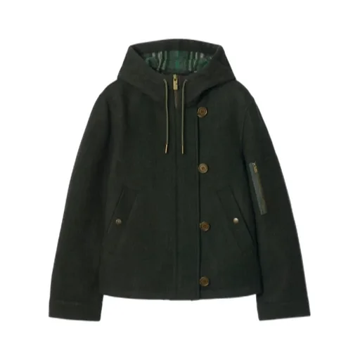Hooded Drawstring Jacket