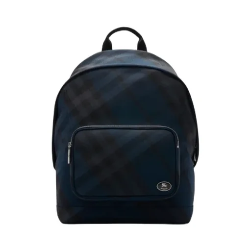 Grid Checked Zip-Around Backpack