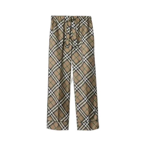 Checked Drawstring Pyjama Trousers