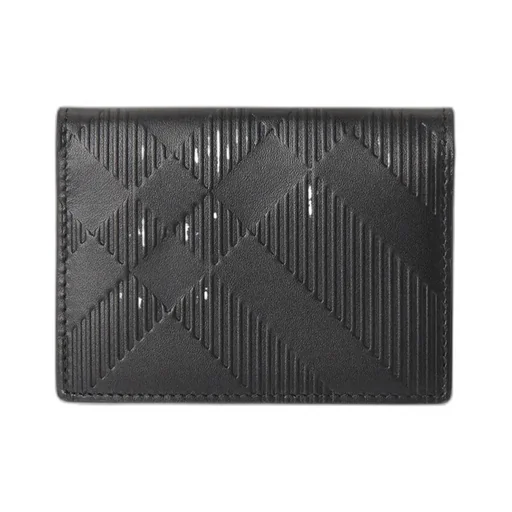 Check Pattern Bi-Fold Wallet