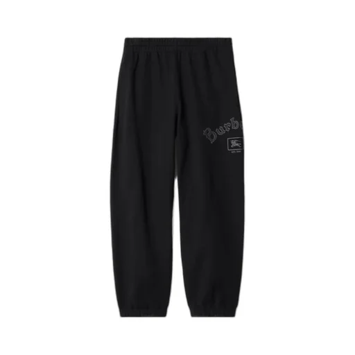 Gothic Logo Cotton Jogging Pants