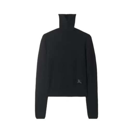 Embroidered Turtleneck Jumper
