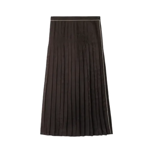 Sunflower Pleated Midi Skirt