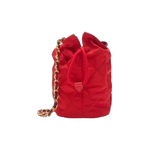 Horseshoe Quilted Mini Bucket Bag