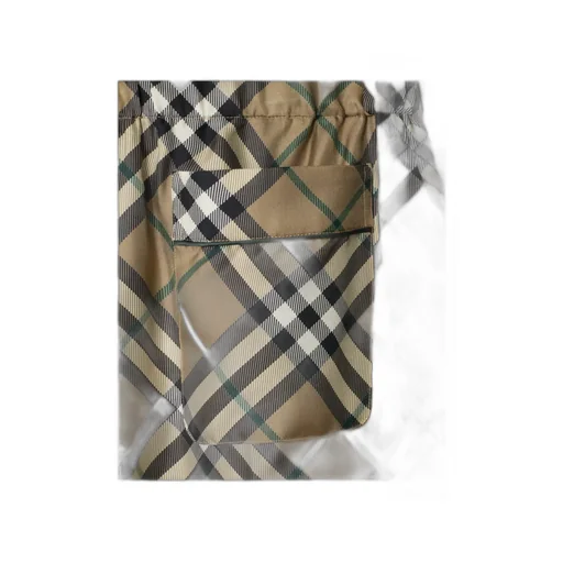 Checked Drawstring Pyjama Trousers