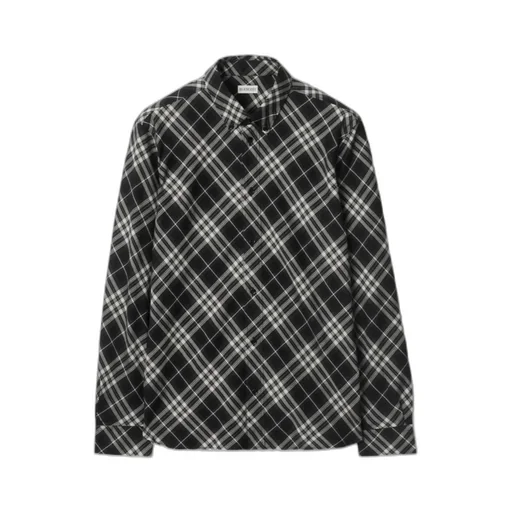 Relaxed Fit Check Cotton Flannel Shirt