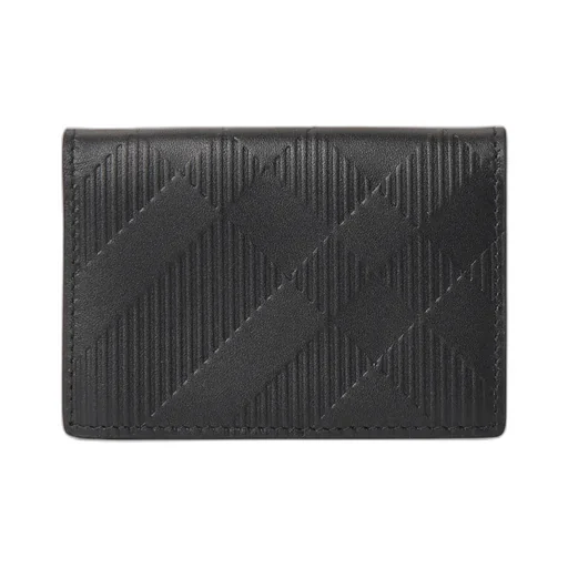 Check Pattern Bi-Fold Wallet