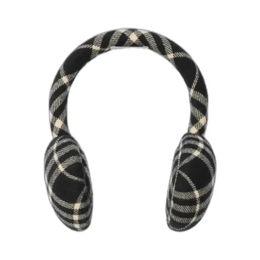 Checked Pull-On Earmuffs