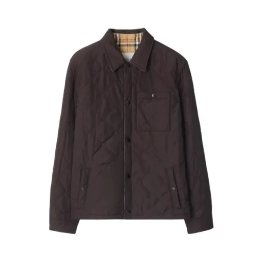 Quilted Checked Reversible Jacket